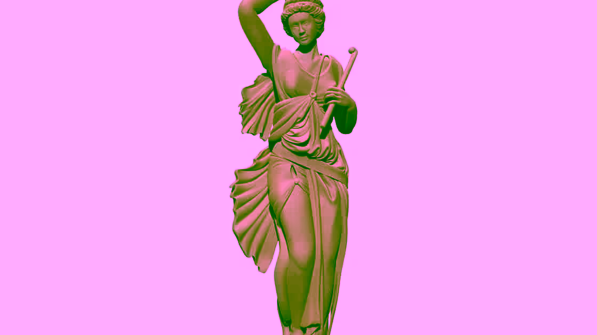 Classical Greek Caryatid column 3D Model STL File Free Download A001610