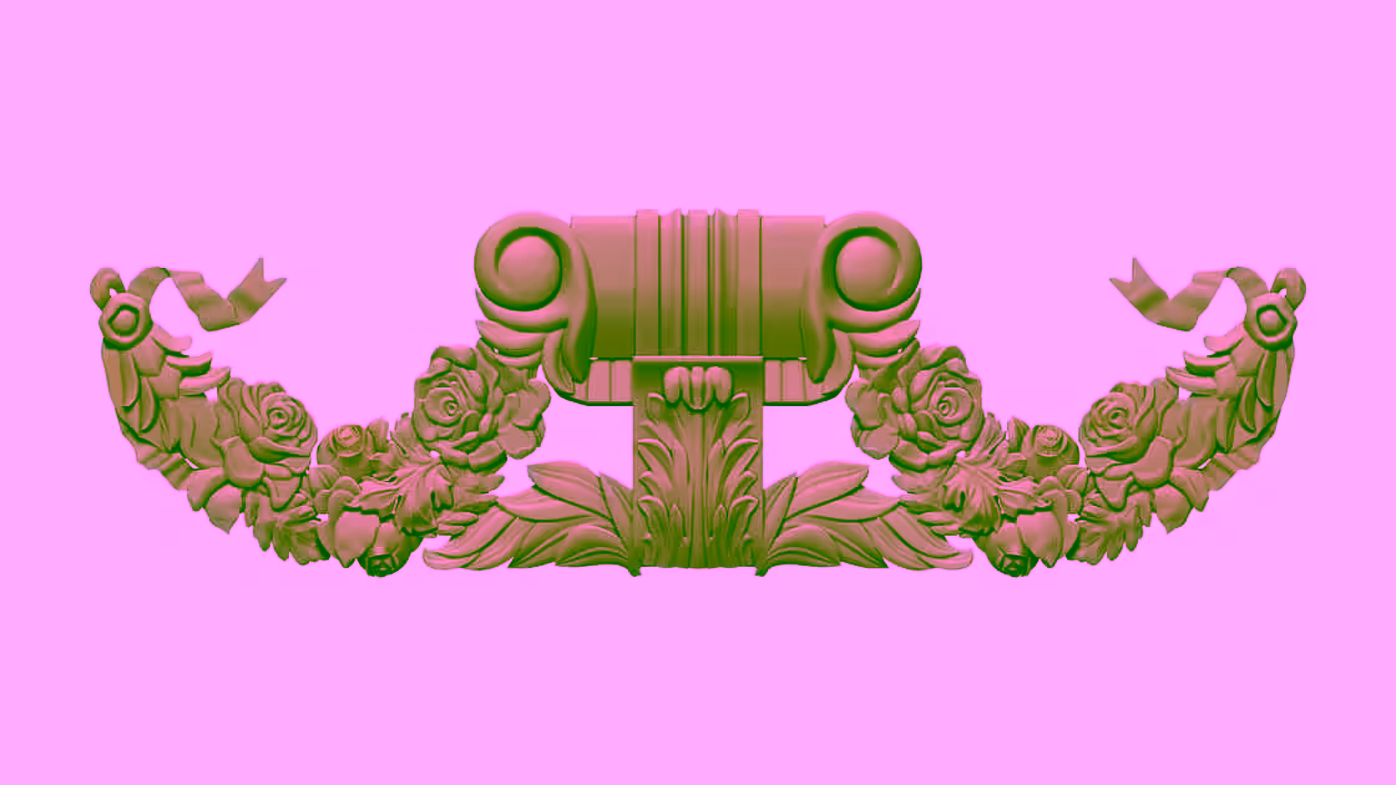 Decorative for clasic column 3D Model STL File Free Download A001609
