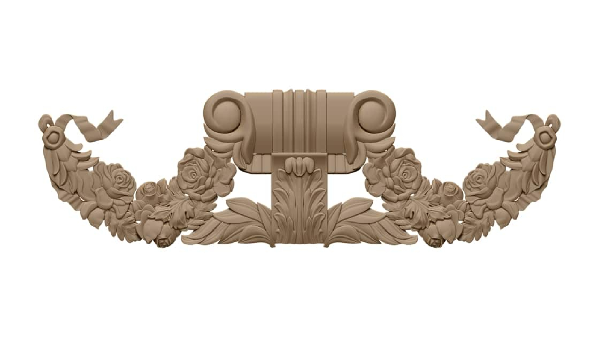 Decorative for clasic column 3D Model STL File Free Download A001609