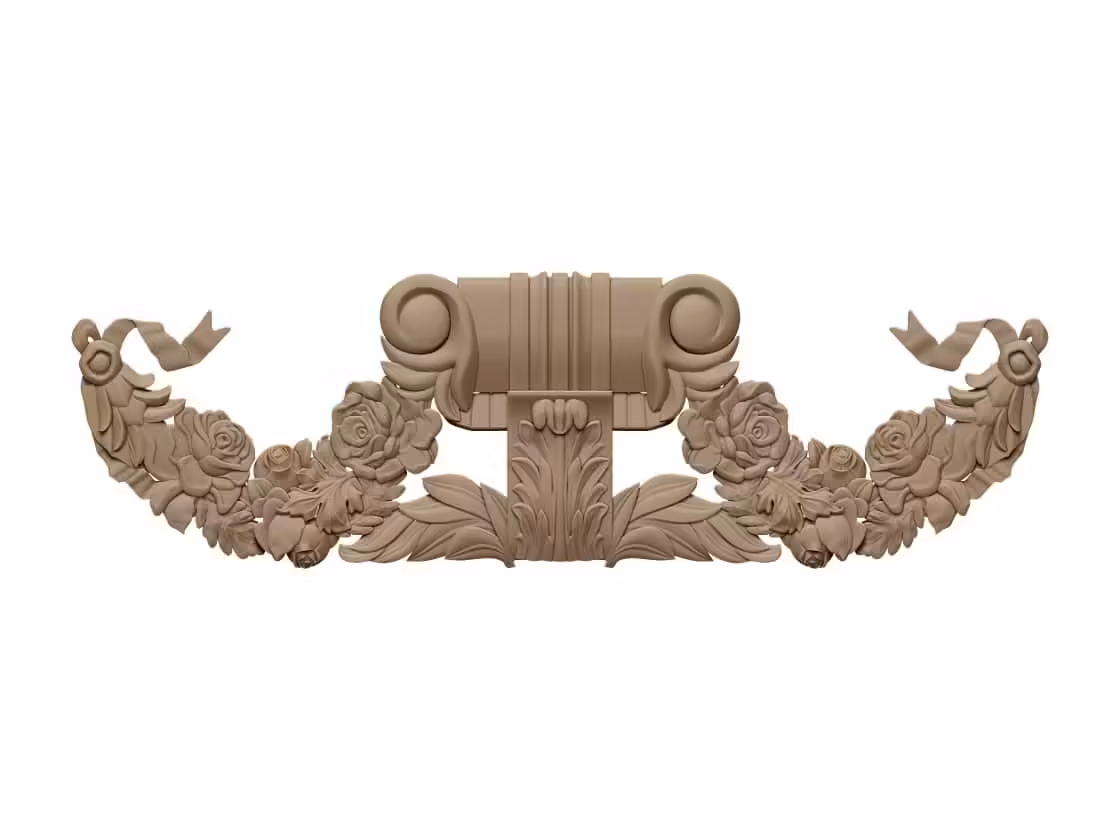 Decorative for clasic column 3D Model STL File Free Download A001609