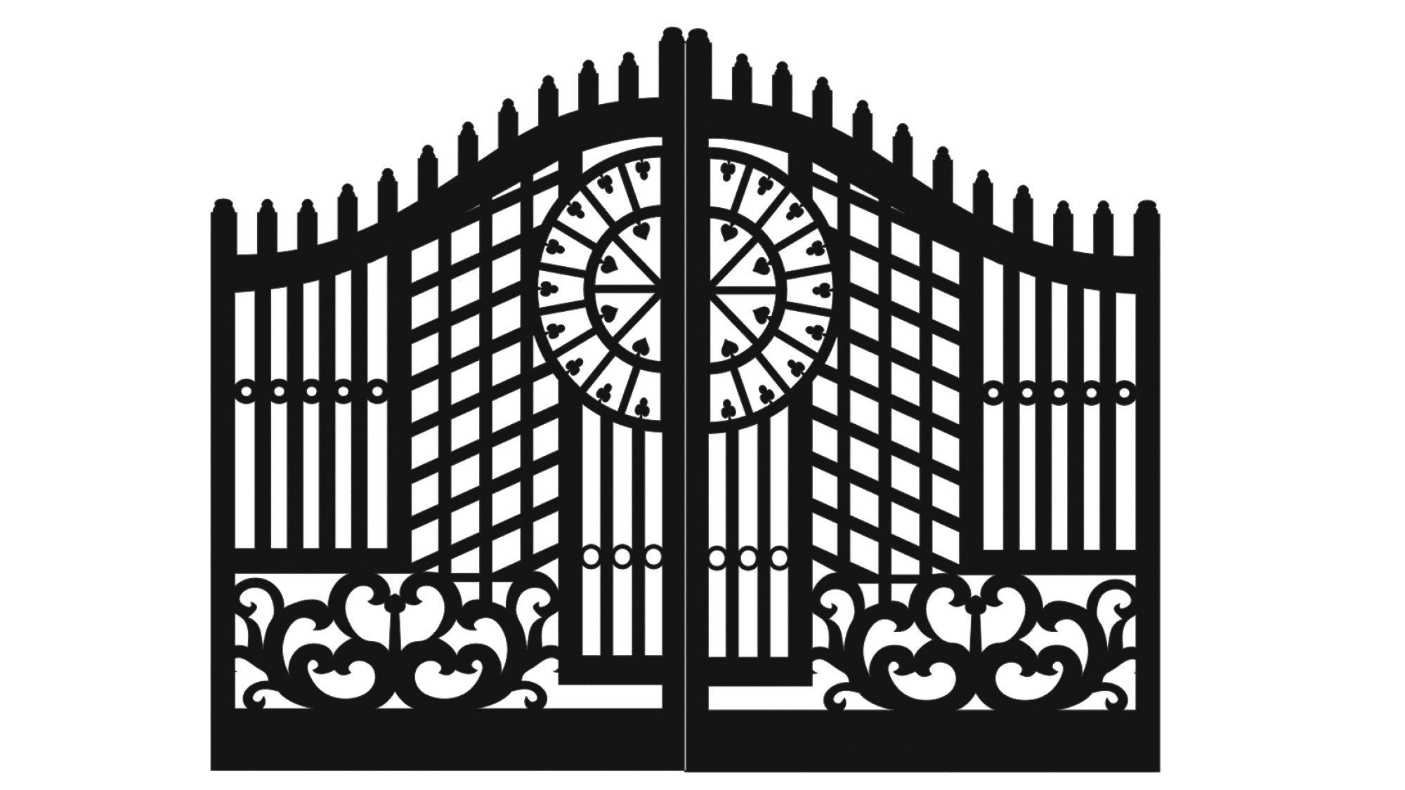 Grill Design for Laser Cutting Vector DXF File Free Download A001587