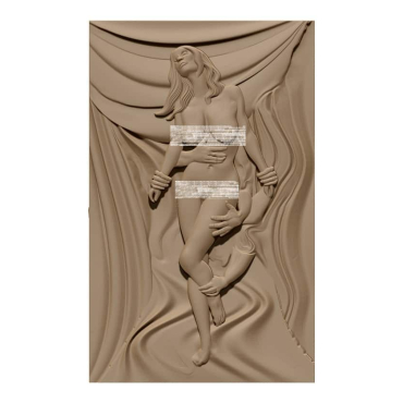 ManCave Capitative Sexy Girl 3D Model STL File Free Download A001605