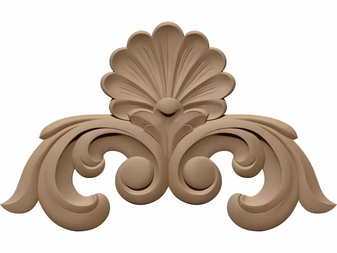 Ornament Carving Design STL File Free Download A001616