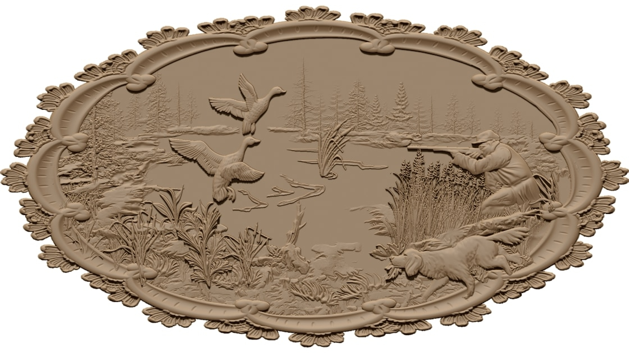 Painting Art 3D Model STL File Free Download A001591