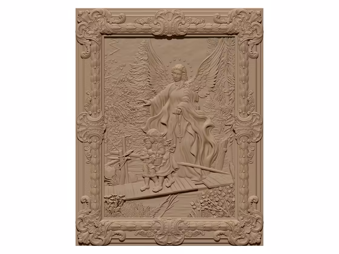 Painting Art 3D Model STL File Free Download A001597