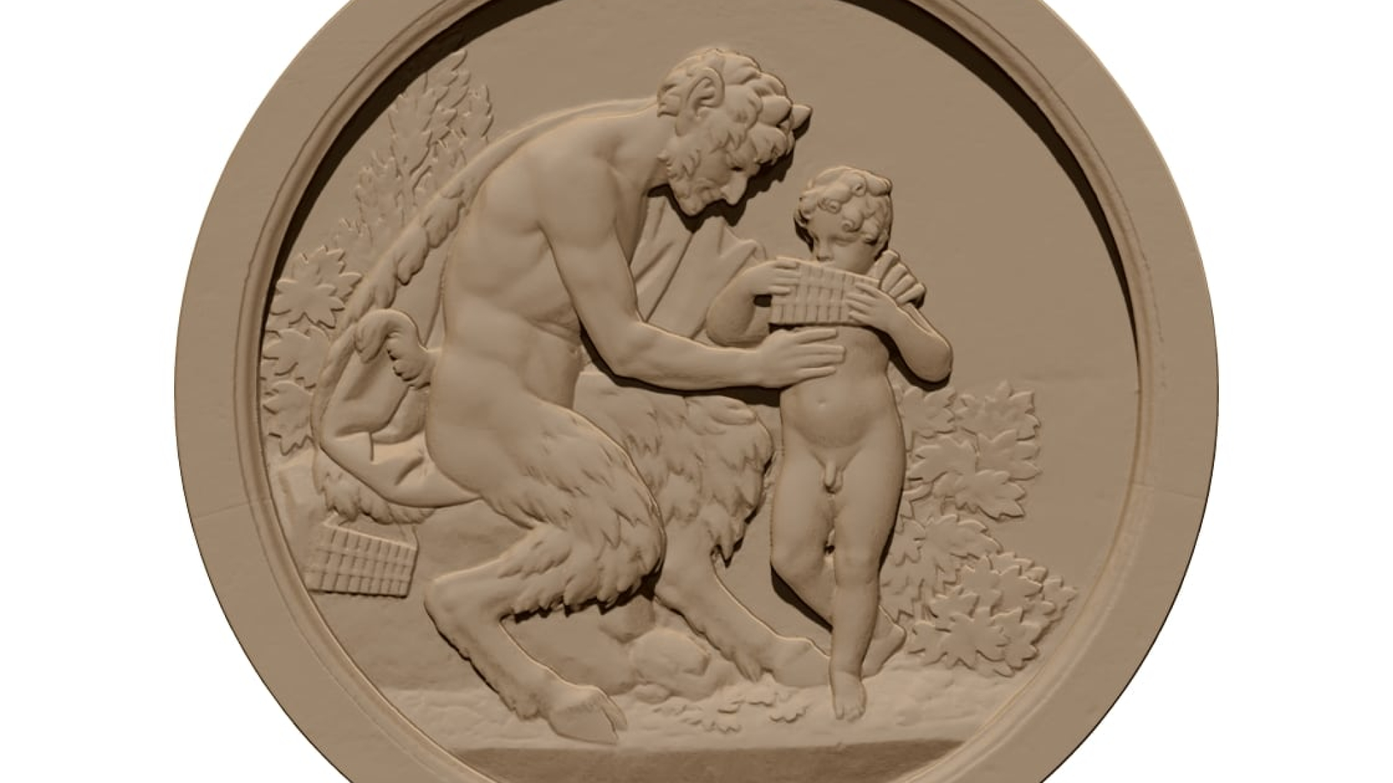 Pan mit Apollo 3D Model STL File Free Download A001600