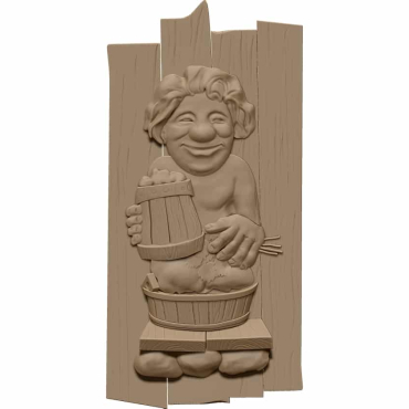 Sauna Grog Mug Bathing Fun 3D Model STL File Free Download A001599
