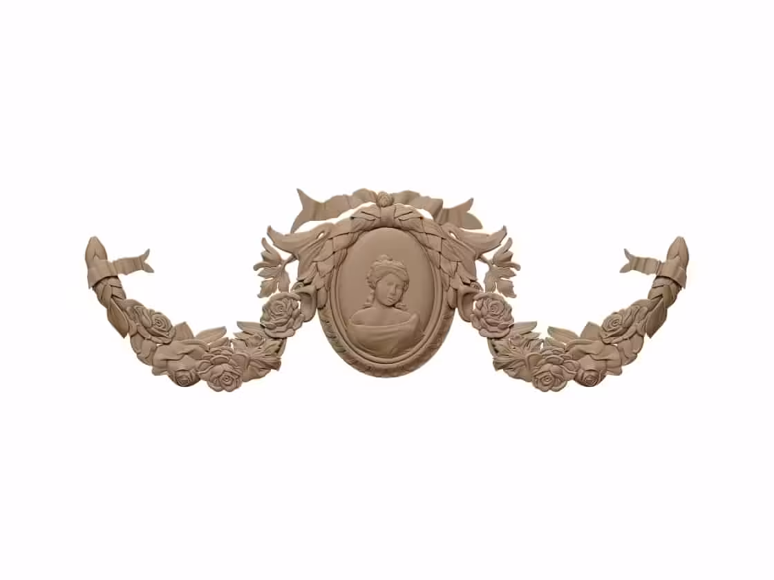 Victorian Elegance Decorative 3D Model STL File Free Download A001608