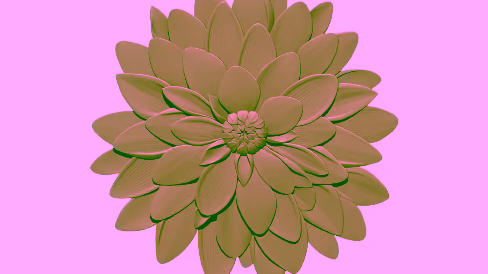 Flower 3D Model STL File Free Download A001582