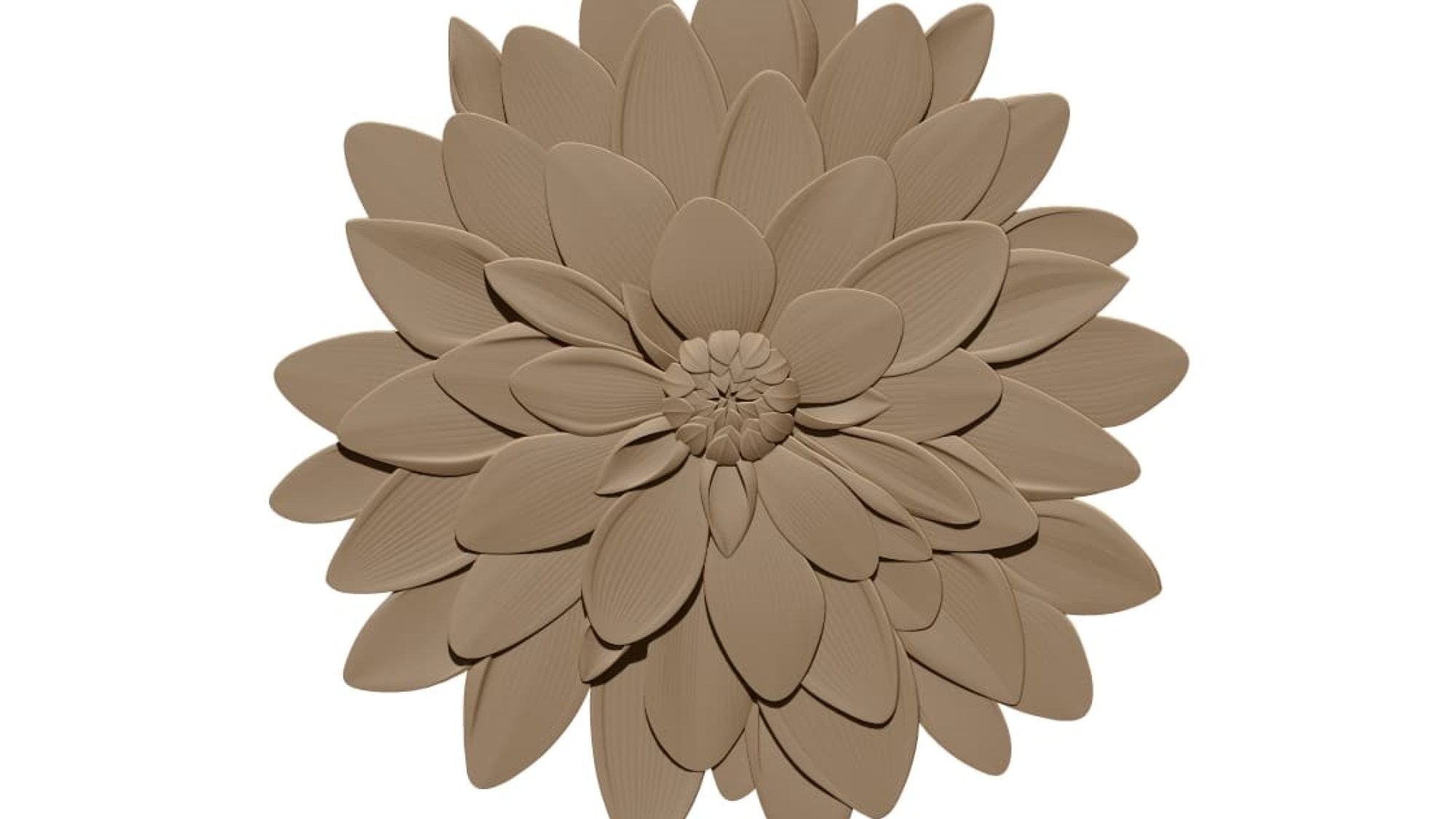 Flower 3D Model STL File Free Download A001582