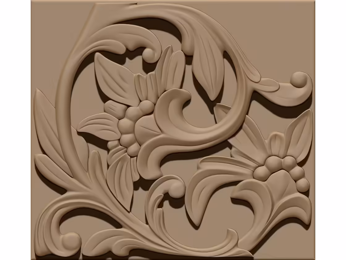 Ornamental Design 3D Model RLF File Free Download A001782