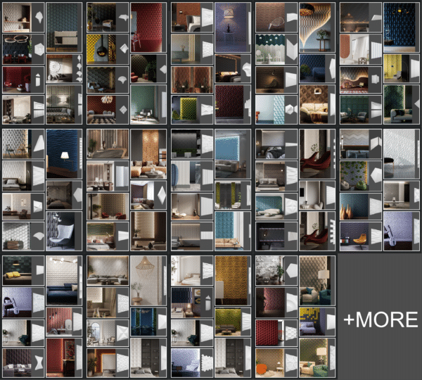 117 Premium 3D Wall Panel Design Bundle