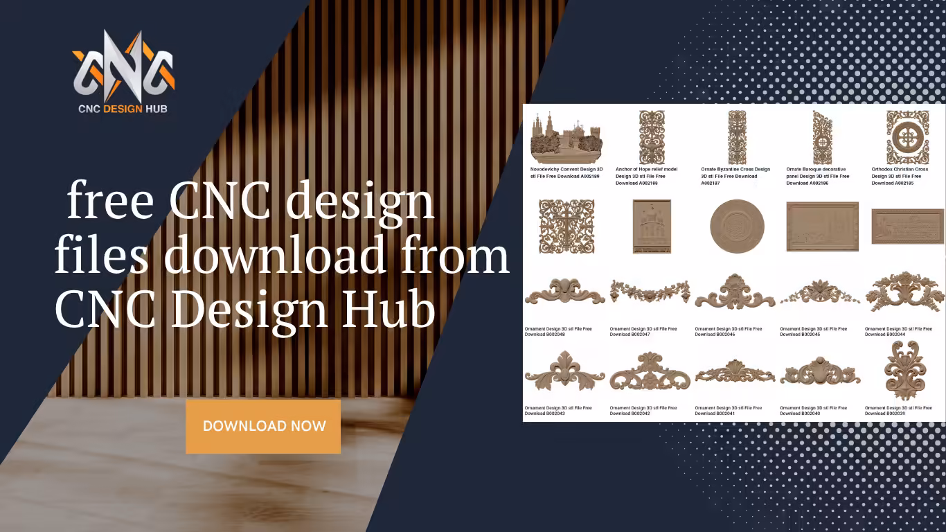 free CNC design files download from CNC Design Hub