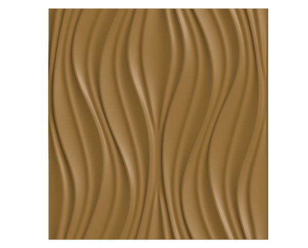 Organic Liquid Wave Wall Panel – 3D CNC Decorative Flow Design (OBJ File)