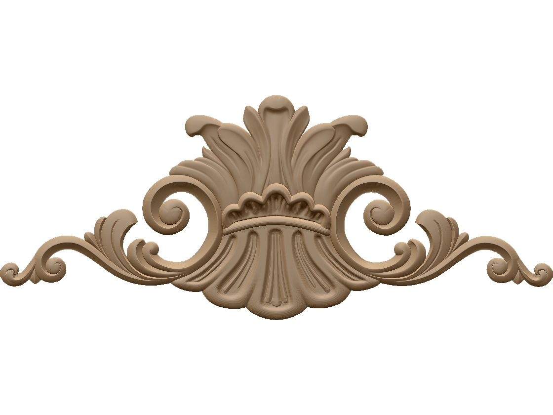 Decorative Ornament CNC STL Design A002355